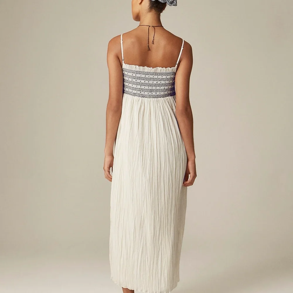 J. Crew Catania Crinkled Dress NWT S - Picture 6 of 7